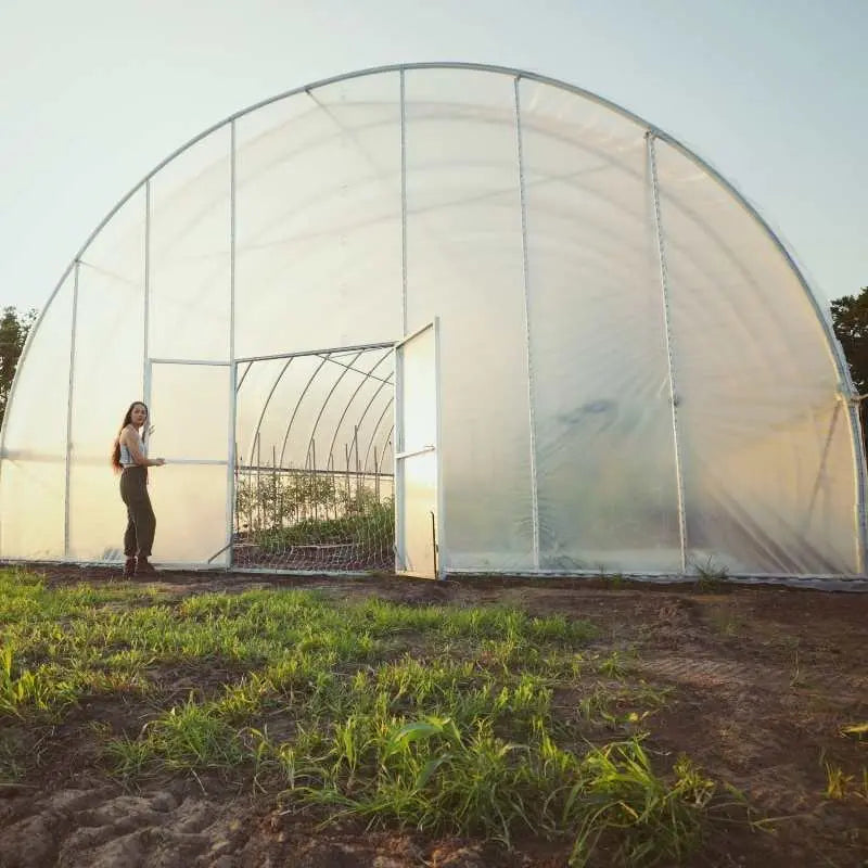 Round 30' High Tunnel Greenhouse Kit