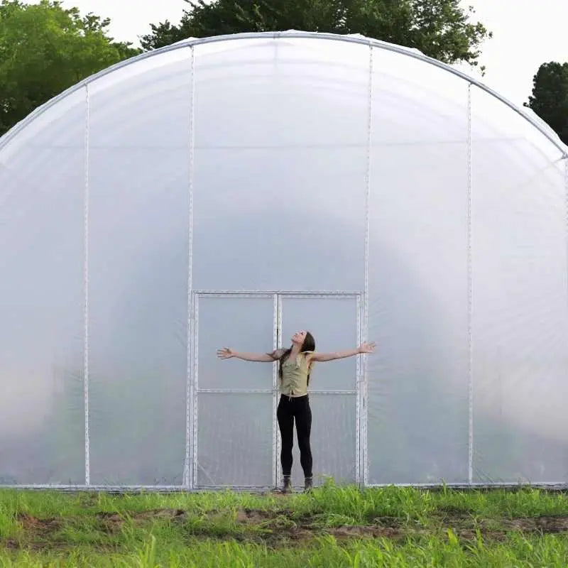 Round 30' High Tunnel Greenhouse Kit