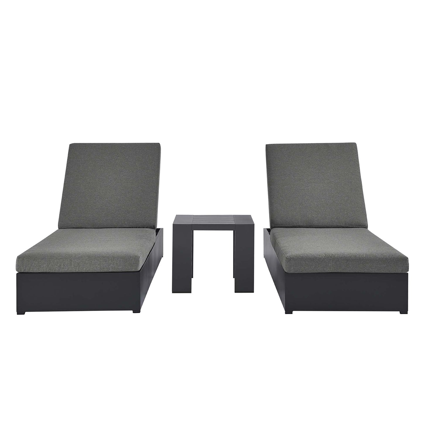 Tahoe 3-Piece Outdoor Patio Chaise Lounge Set
