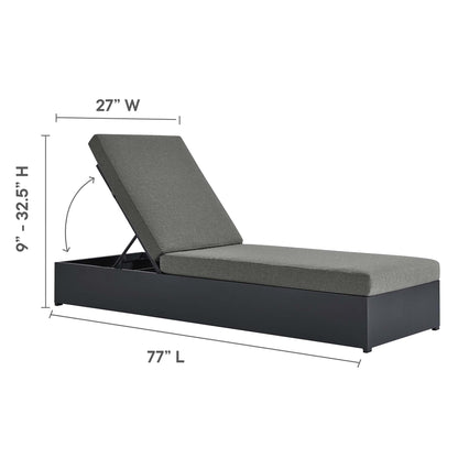 Tahoe 3-Piece Outdoor Patio Chaise Lounge Set
