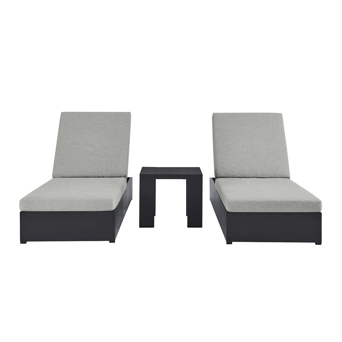 Tahoe 3-Piece Outdoor Patio Chaise Lounge Set