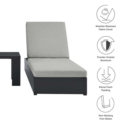 Tahoe 3-Piece Outdoor Patio Chaise Lounge Set