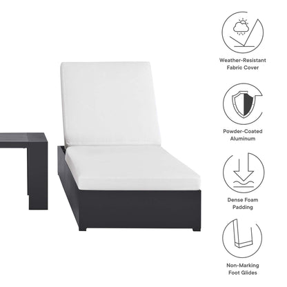 Tahoe 3-Piece Outdoor Patio Chaise Lounge Set