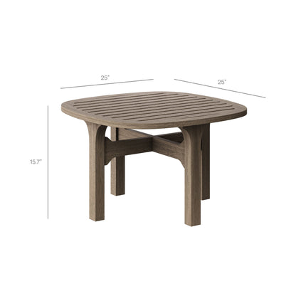 Saratoga 4-Piece Outdoor Patio Teak Wood Furniture Set by Modway