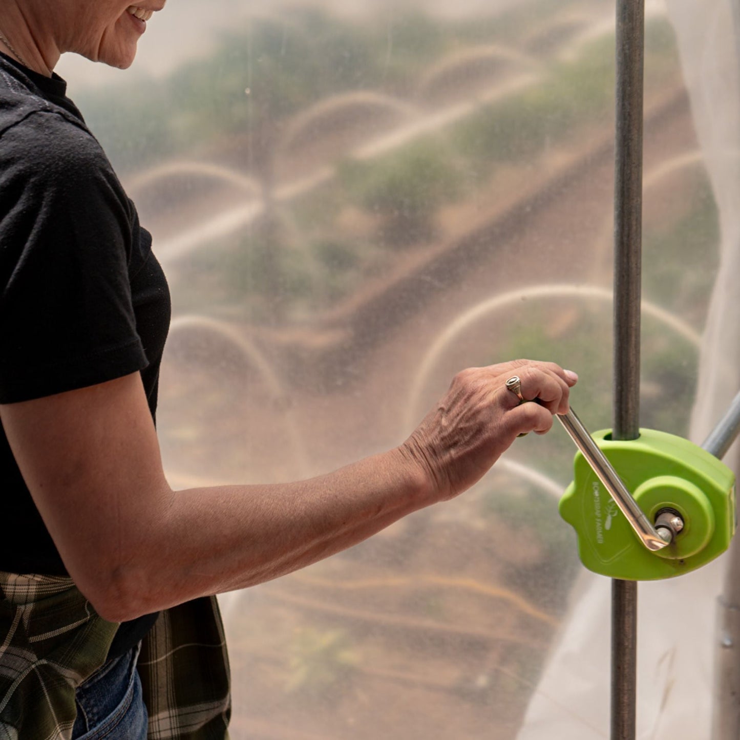 DIY Greenhouse Roll-Up Side Curtain Kit