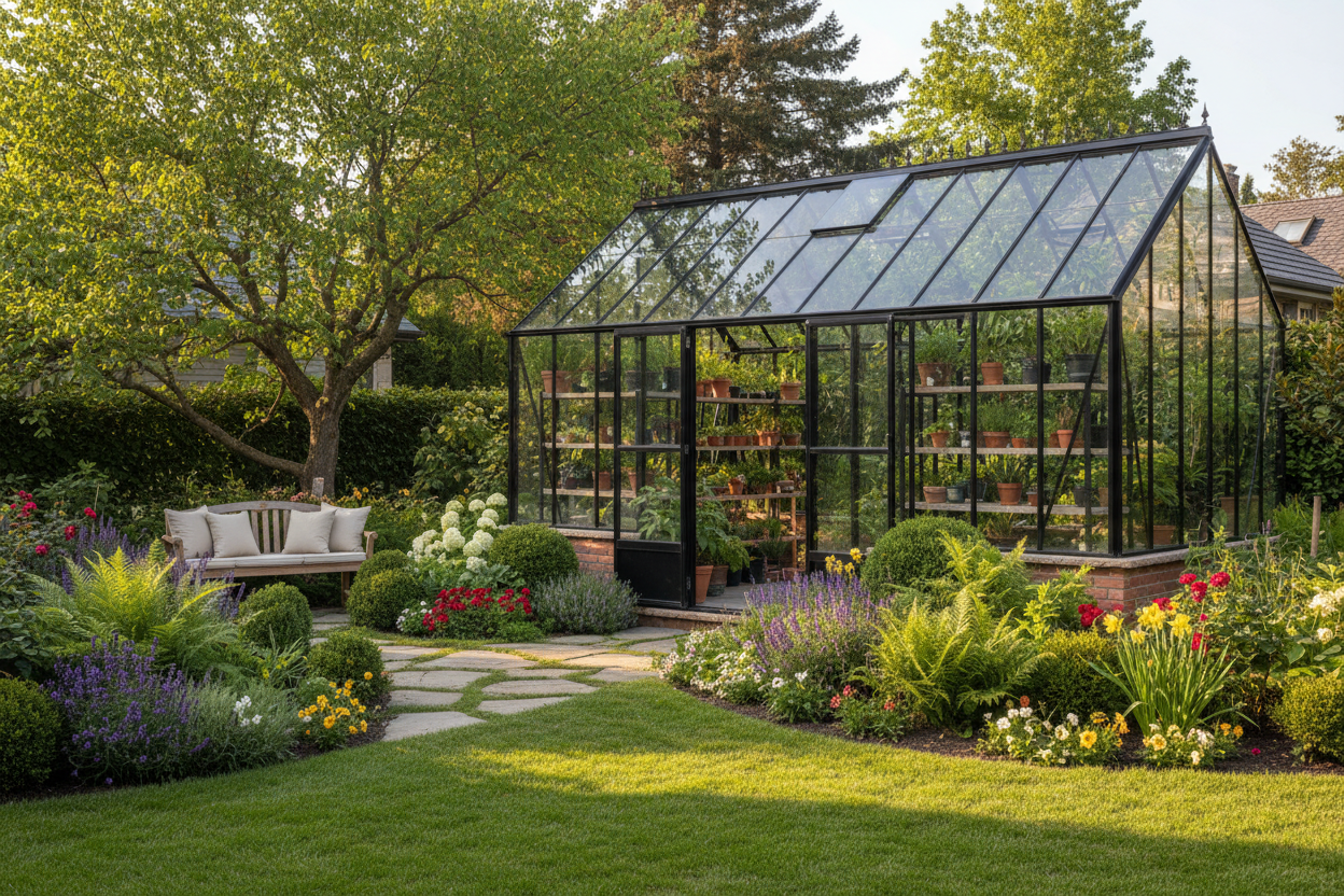 Backyard Sanctuary - Greenhouse Focus