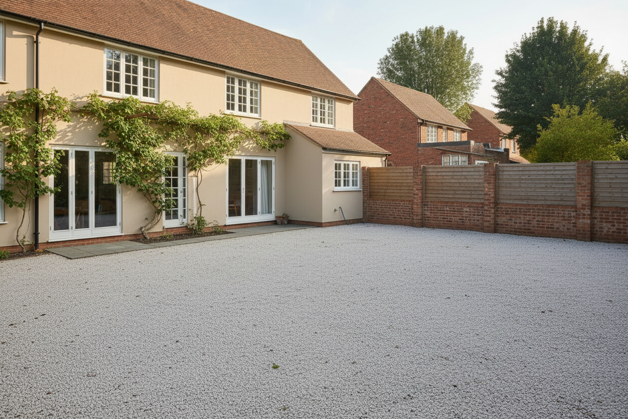 Before - Natural House, Empty Garden